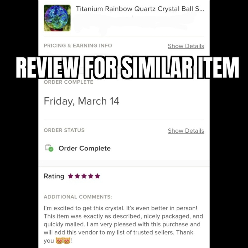 Irridescent Titanium Rainbow Quartz Crystal Ball Sphere Orb New - Picture 11 of 12